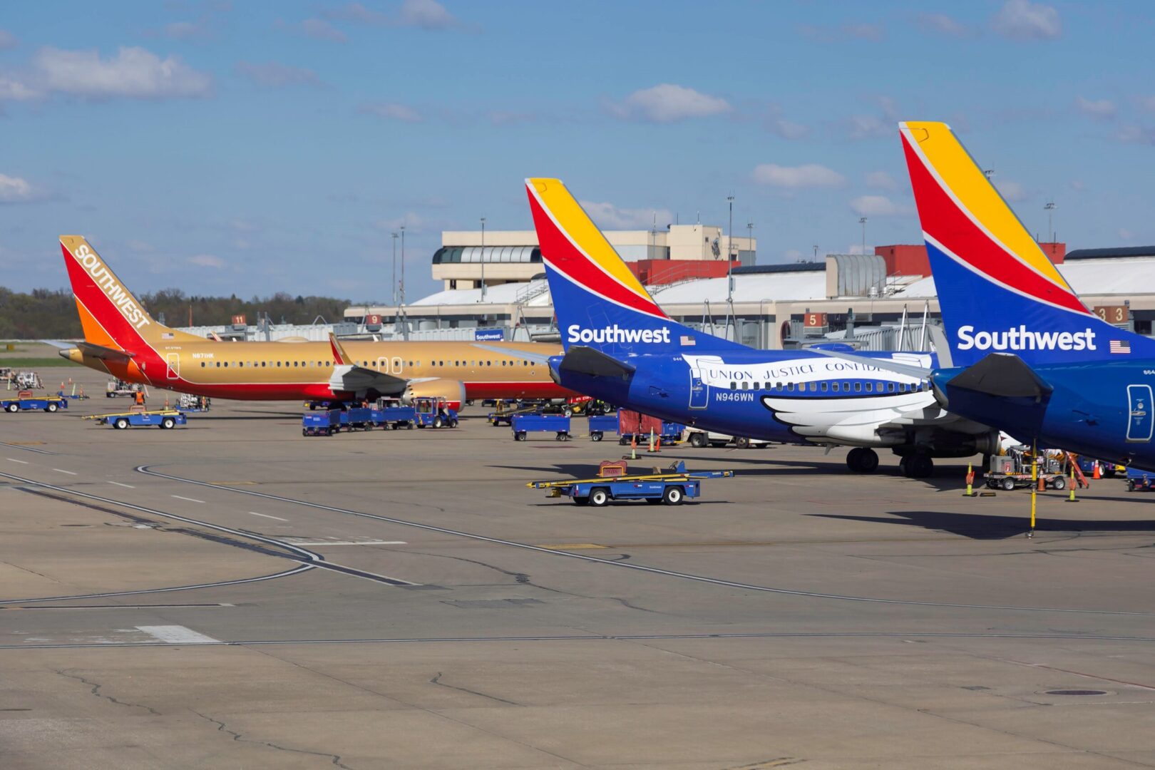 Ryan McManus Southwest three liveries USED